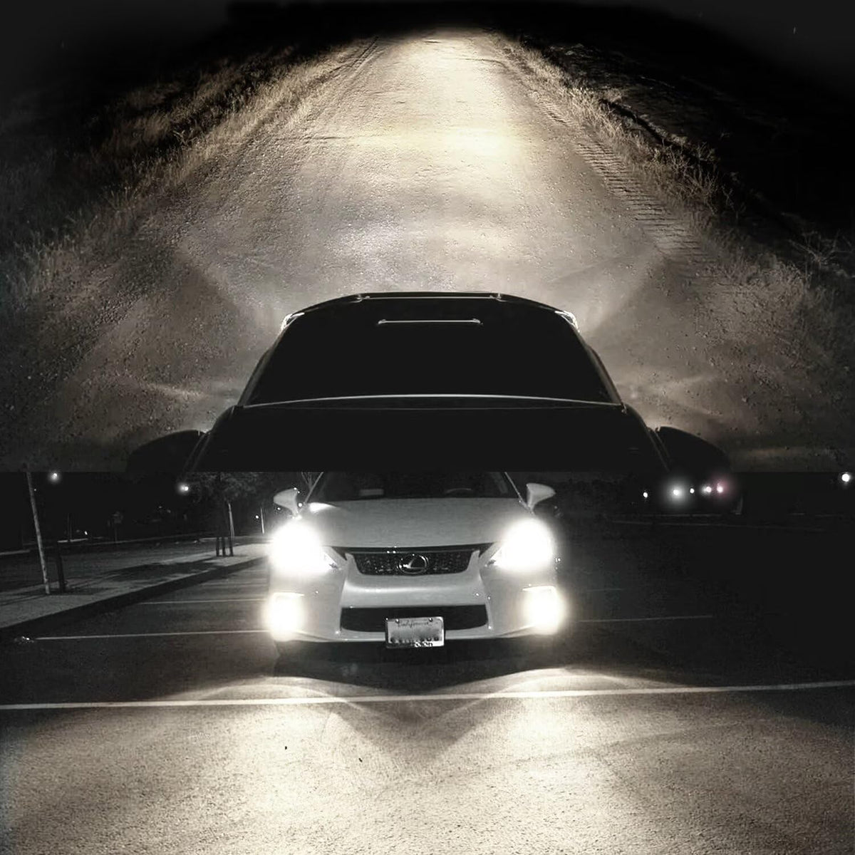 Halogen Headlight Bulbs 9003/H4 6000k White 2 pack R9616