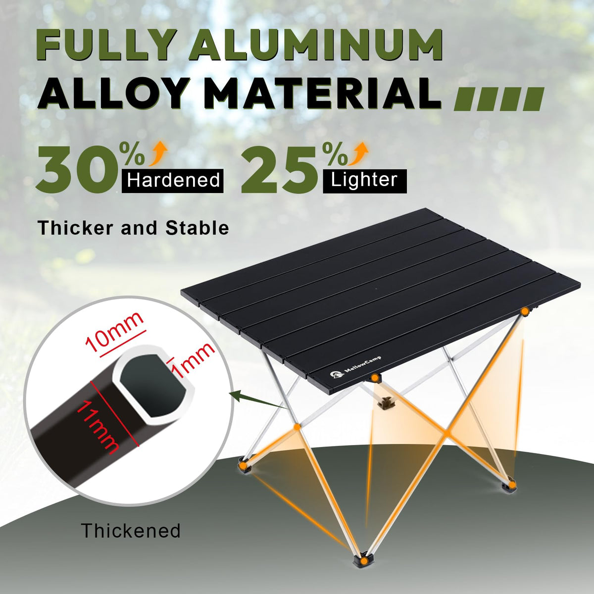 Ultralight Aluminum Folding Camping Side Table S734