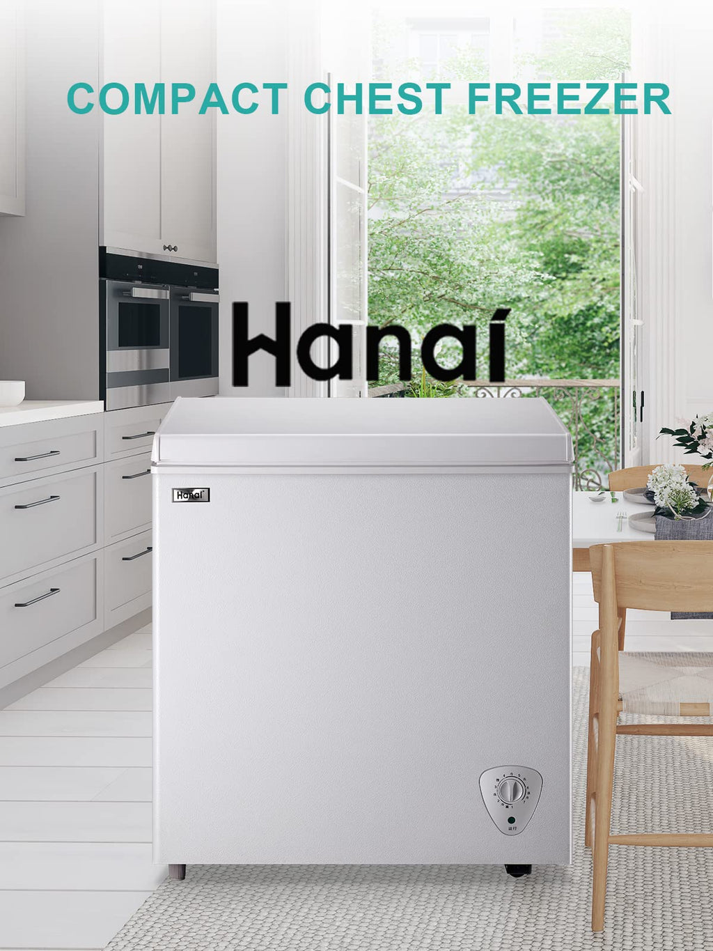 White 5.0 Cu.Ft Chest Freezer S934