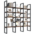 5 Tier Rustic Brown Bookshelf H12074