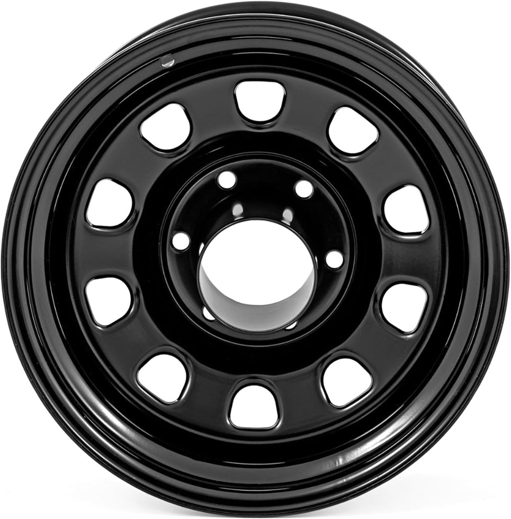 Black Steel Wheel 16x8 5x6.5 Bolt Pattern E291562