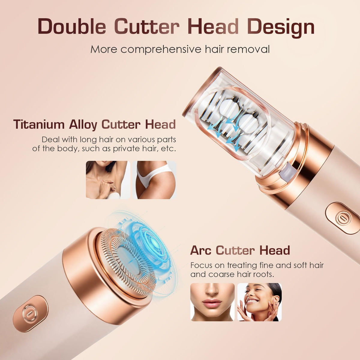 Women Face Epilator Facial Hair Removal Y978675