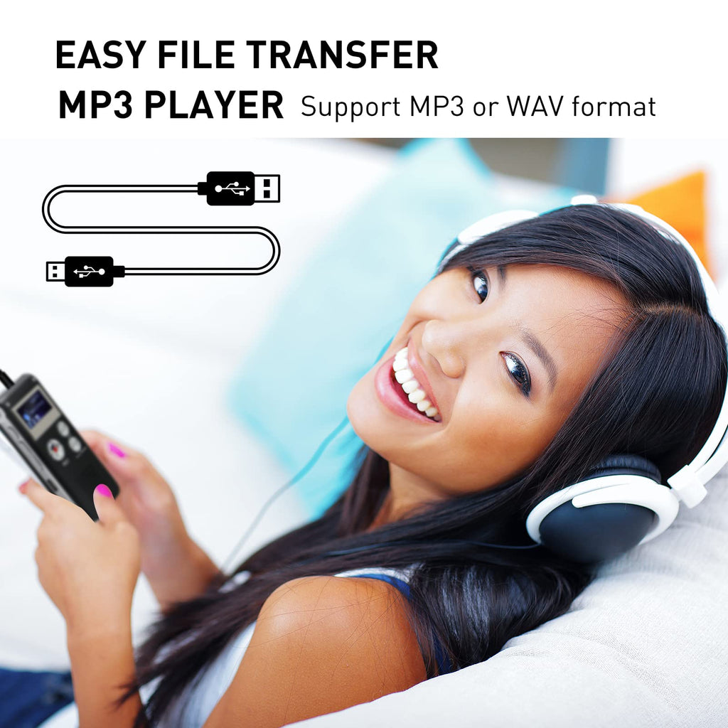 8GB Voice Activated Digital Audio Recorder O577670