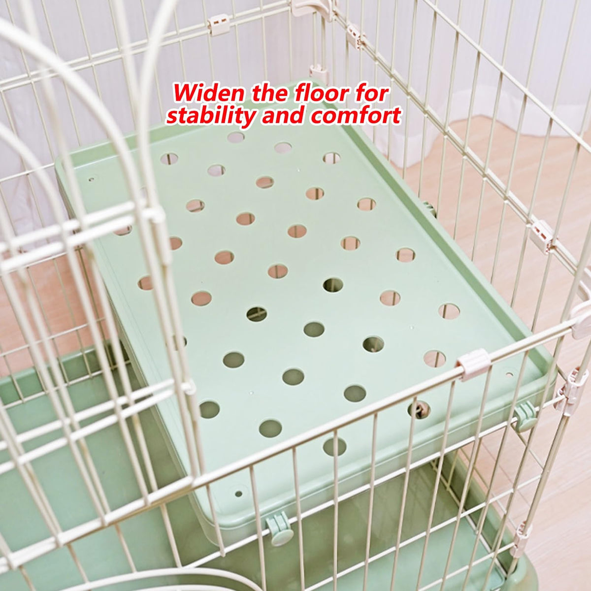 3/4-Tier Cat Cage Playpen with Hammock H50420