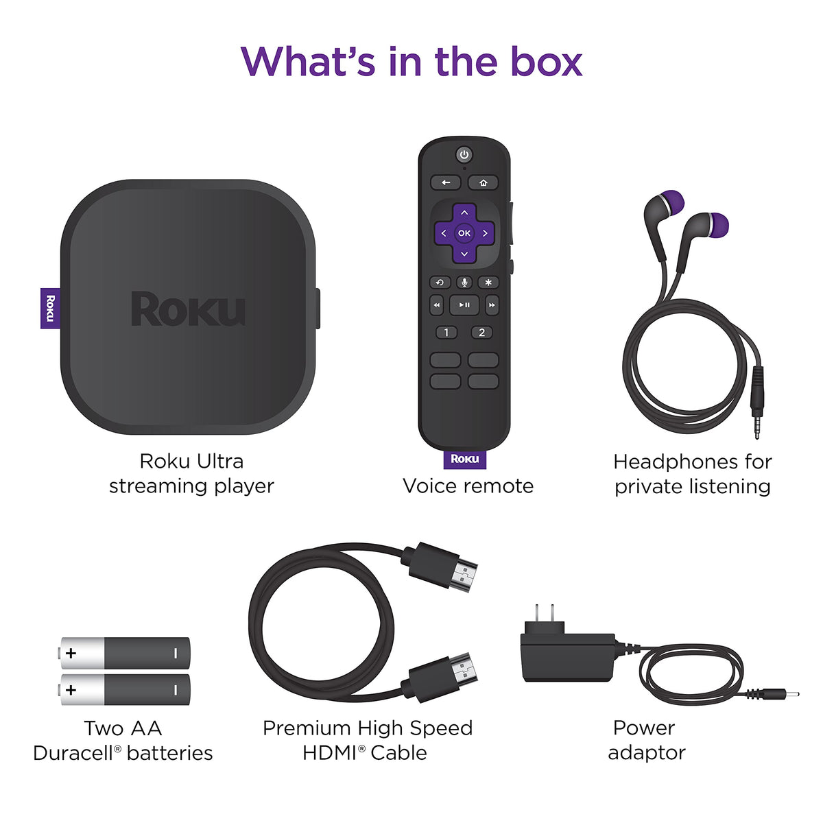 4K HDR Streaming Device with Voice Remote and HDMI Cable H534479