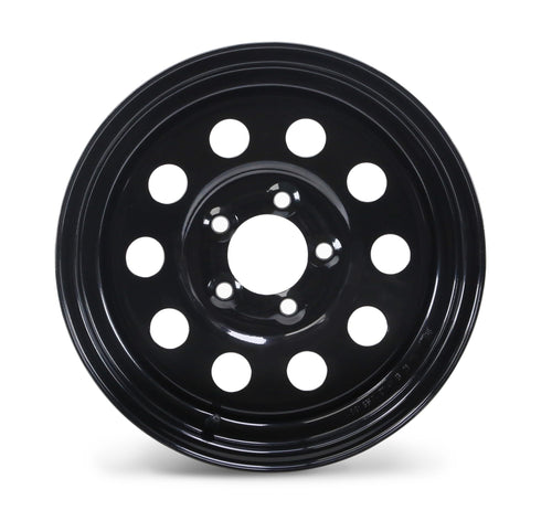 15 x 5 Trailer Wheel 5 Lug on 5" Bolt Pattern Black F592575