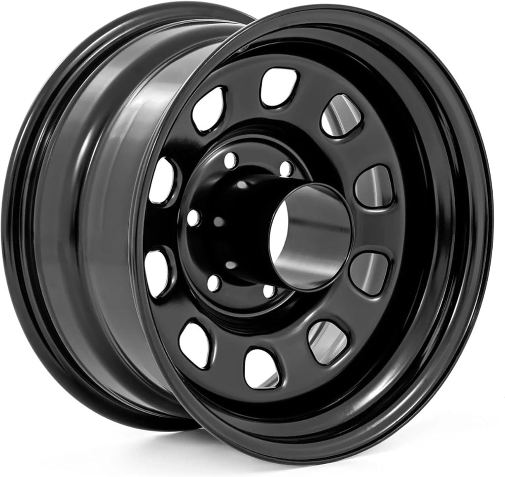 Black Steel Wheel 16x8 5x6.5 Bolt Pattern E291562