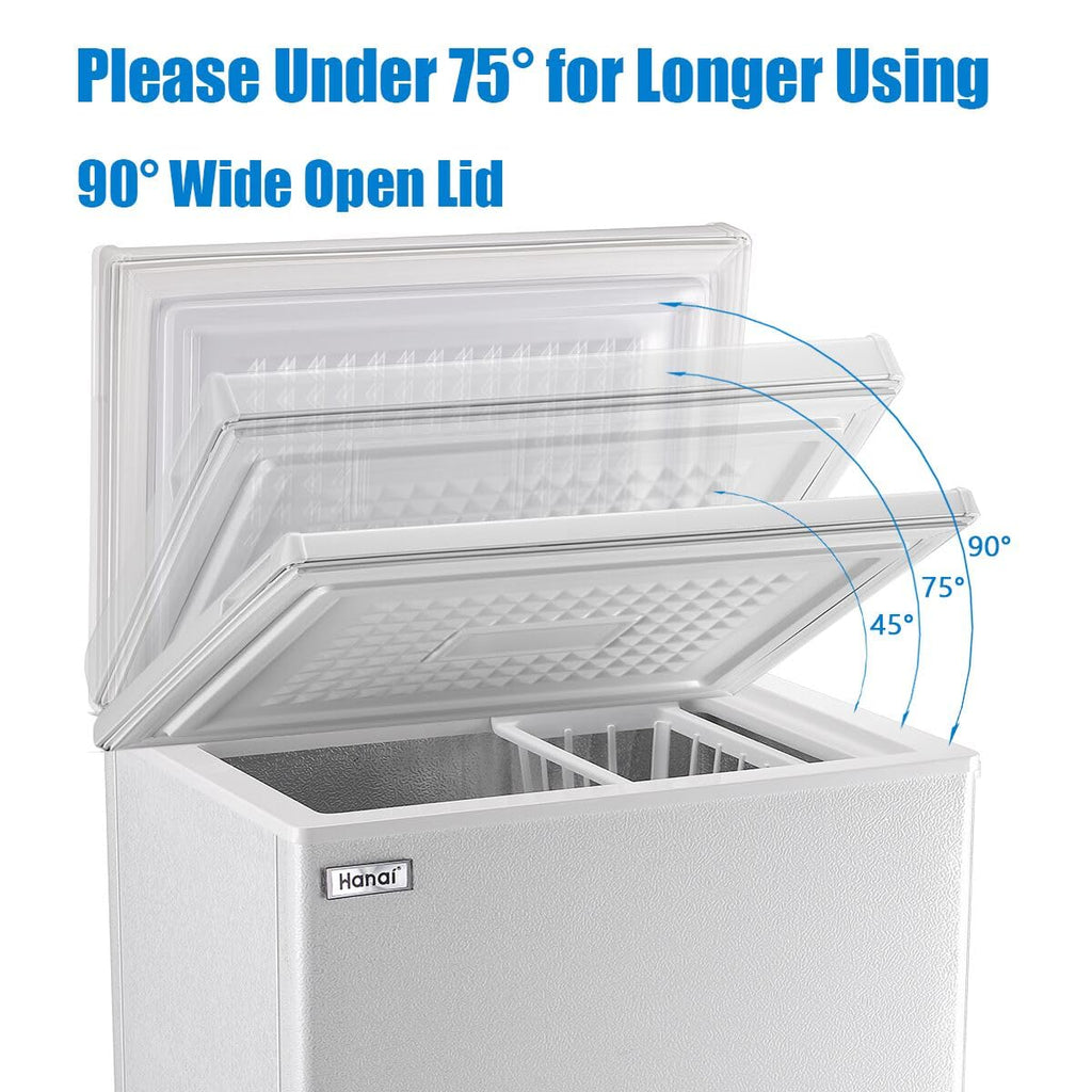White 5.0 Cu.Ft Chest Freezer S934