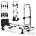 3-in-1 Folding Hand Truck 600LBS Heavy Duty Convertible Cart E773539