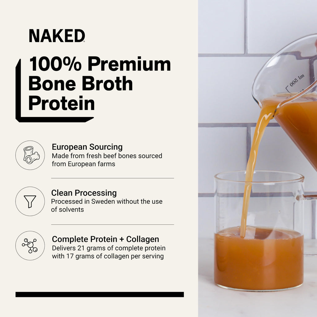 Beef Bone Broth Protein Powder 21G Protein 17G Collagen Unflavored L966272