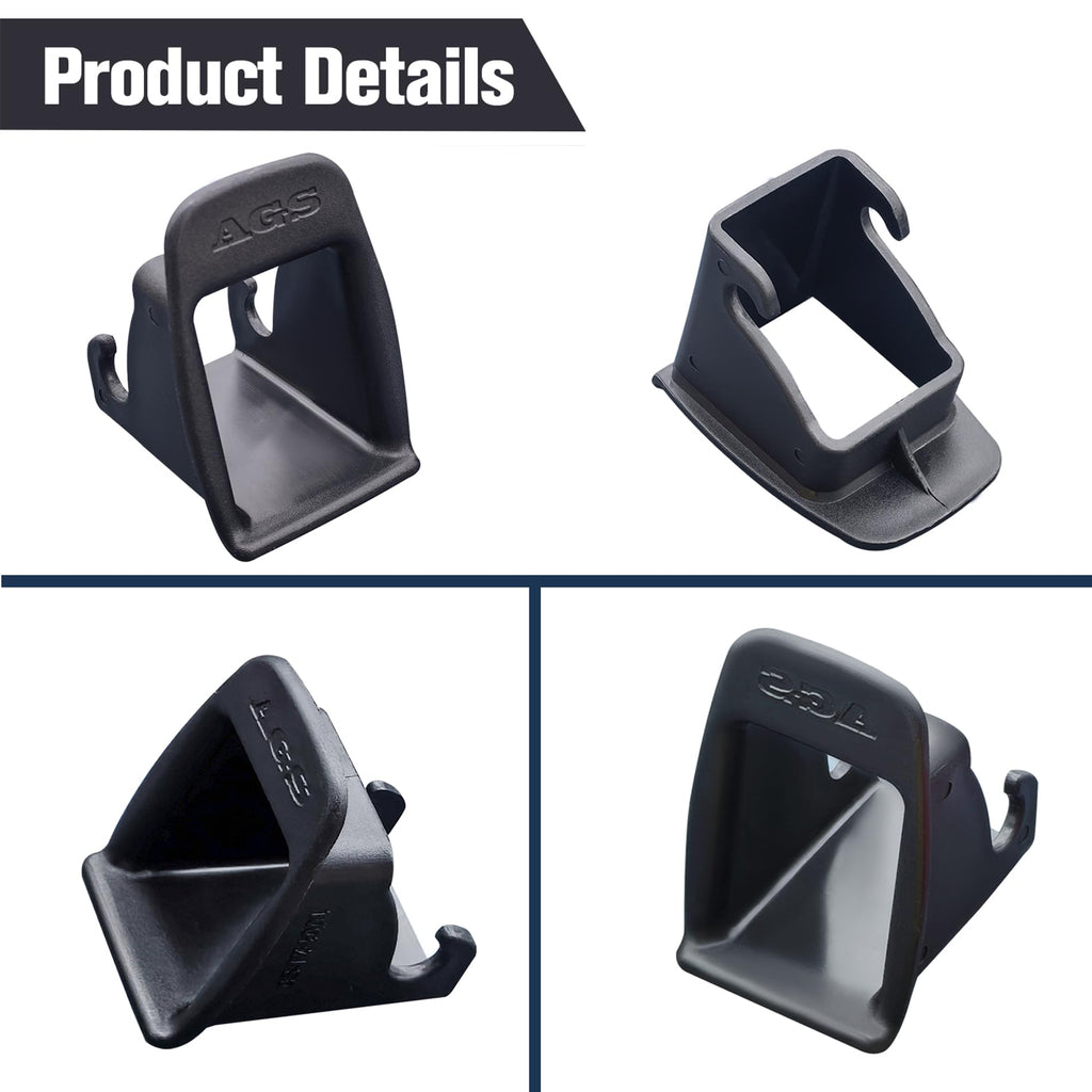 4Pcs Black Car Seat Latch Guides V230663