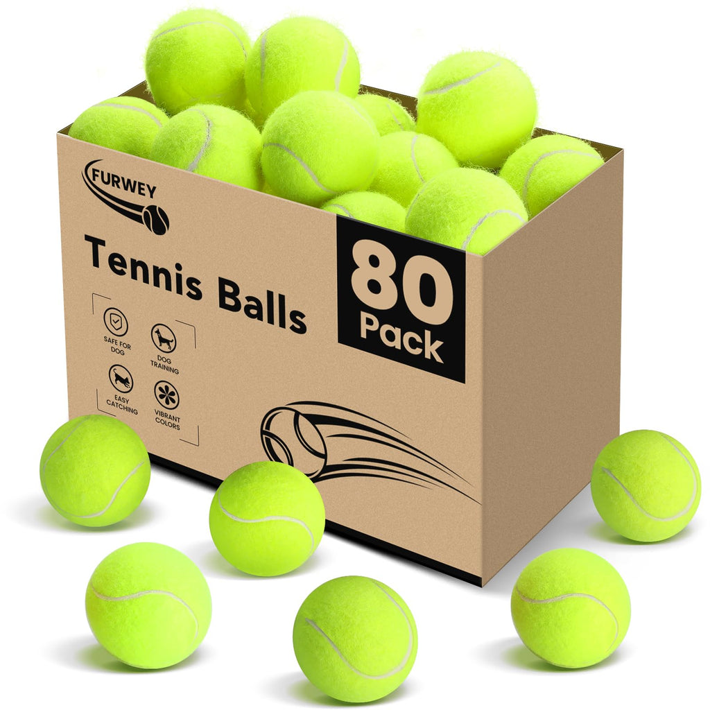 Tennis Ball 6/12/24/36/40/80 Pack Training Balls V504750