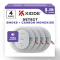 Hardwired Smoke & Carbon Monoxide Detector, 10-Year Battery Backup, 4 Pack S217