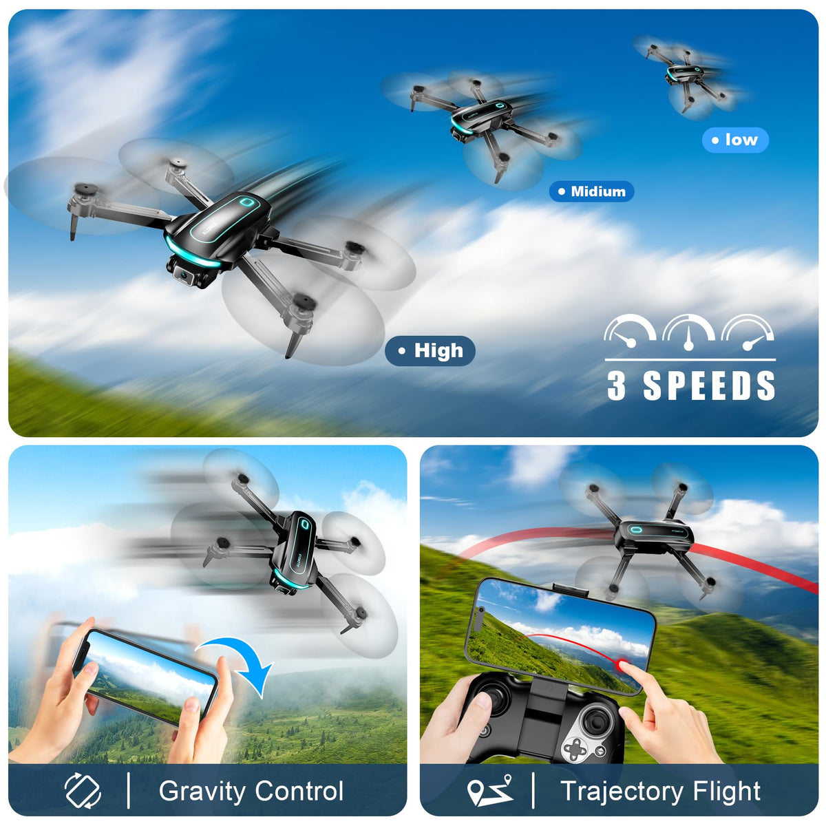 1080P HD Foldable Drone G785