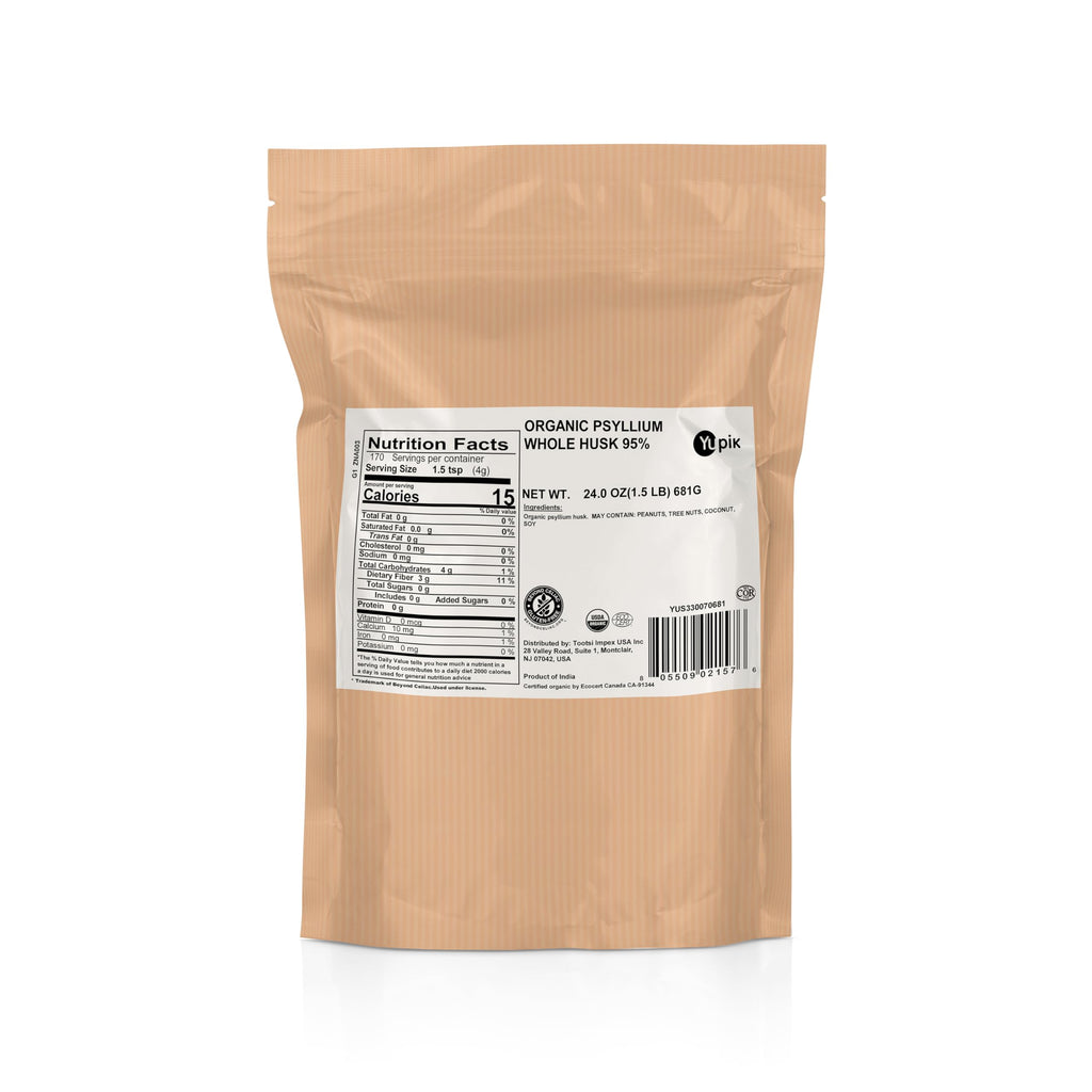 Organic Whole Husk Psyllium 24 Oz G82674