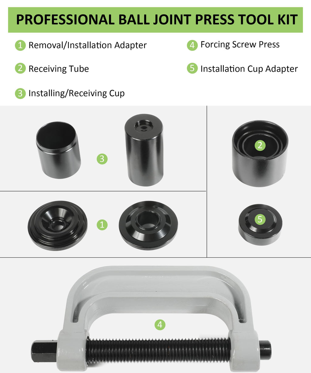 Ball Joint Removal Tool Kit with 4x4 Adapters M60600