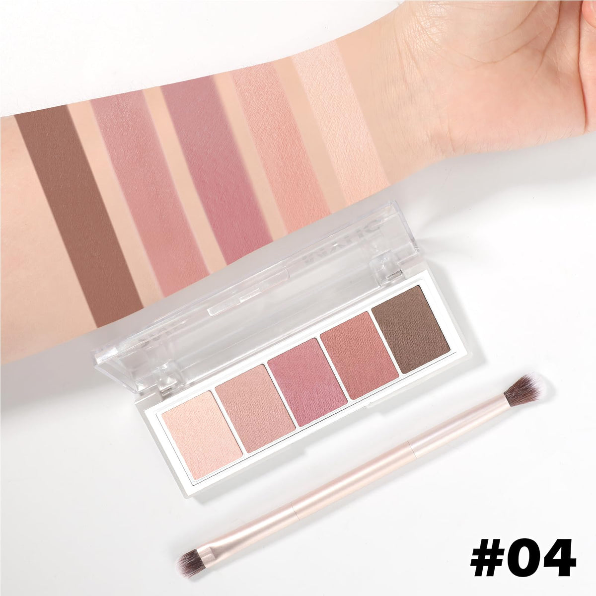 5 Colors Matte Eyeshadow Palette A4235