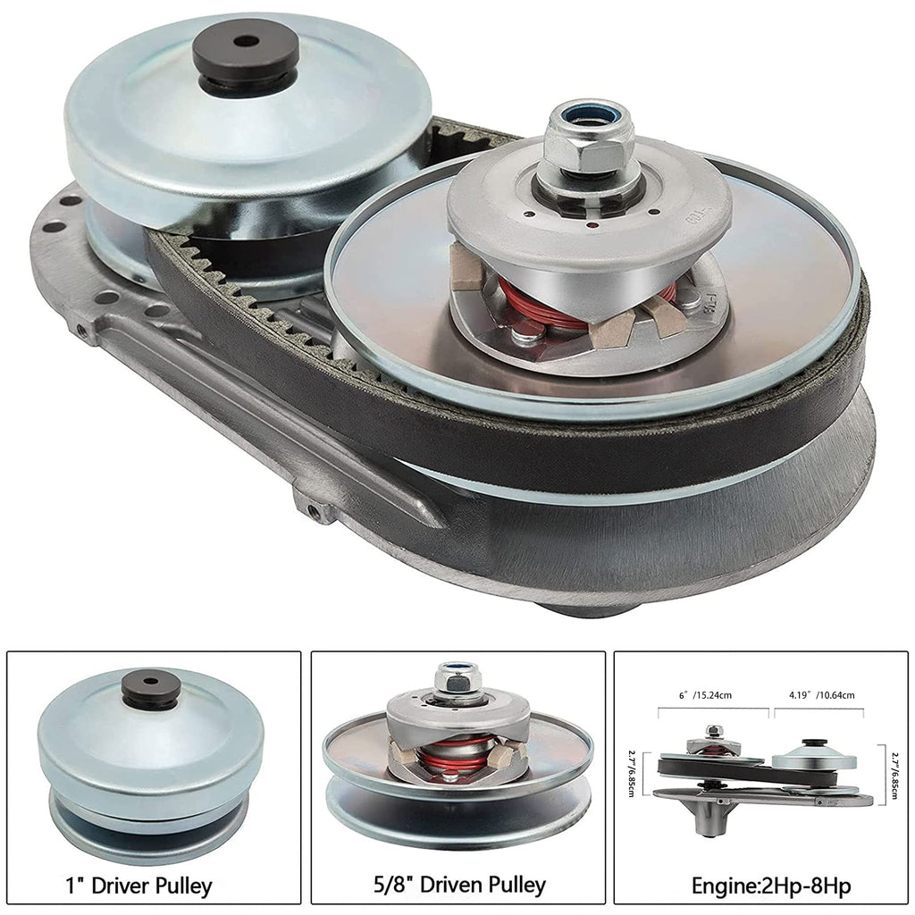 212CC 6.5 HP Go Kart Torque Converter Clutch Kit 3/4" 10T #40#41 and 12T #35 Chain H85958