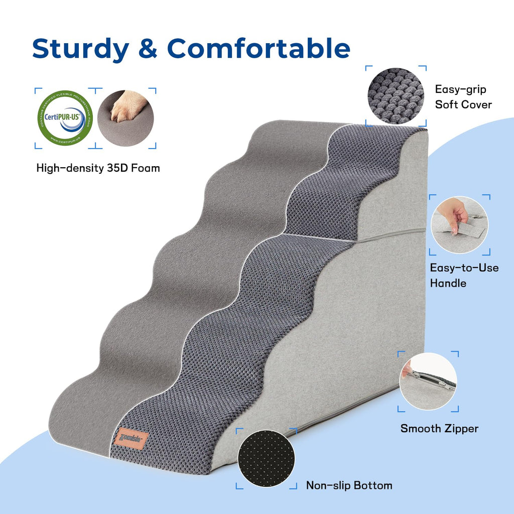 5 Step Pet Stairs Grey M397323