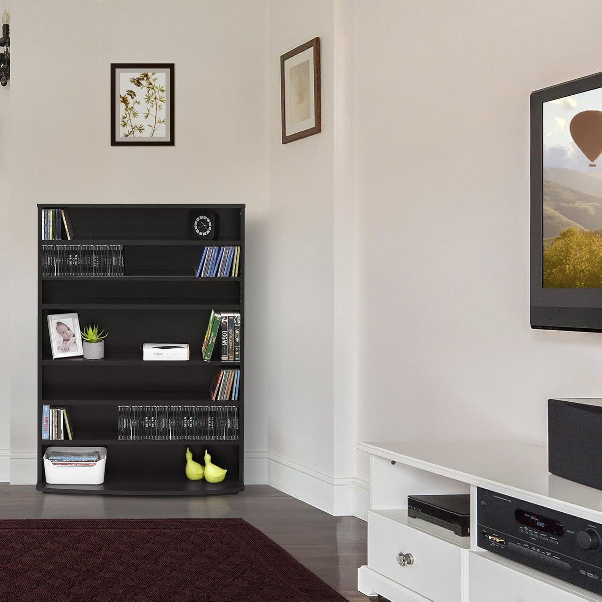 6 Tier Adjustable Multimedia Storage Tower F206681