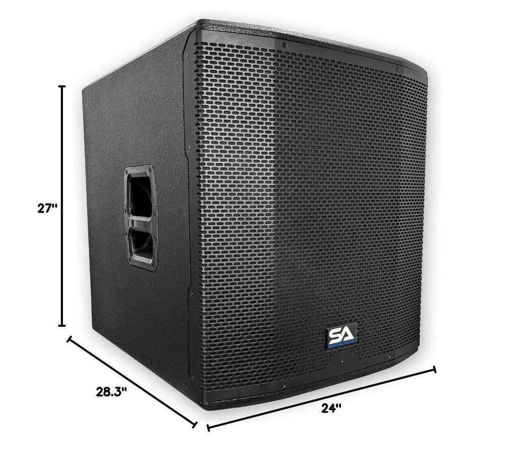 Powered 18 Inch PA DJ Subwoofer Cabinet O52403