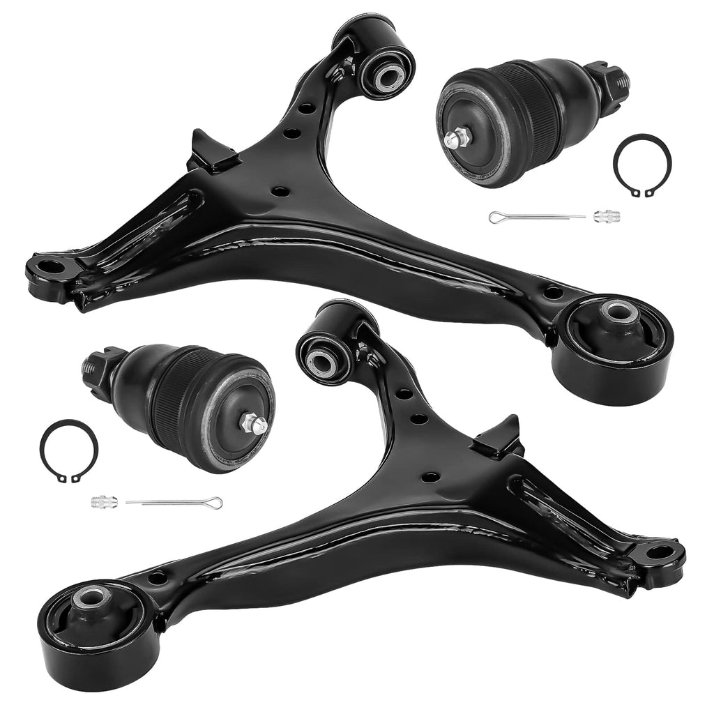 Front Lower Control Arm Suspension Kit with Ball Joints Sway Bars Outer Tie Rods 8pcs U243212