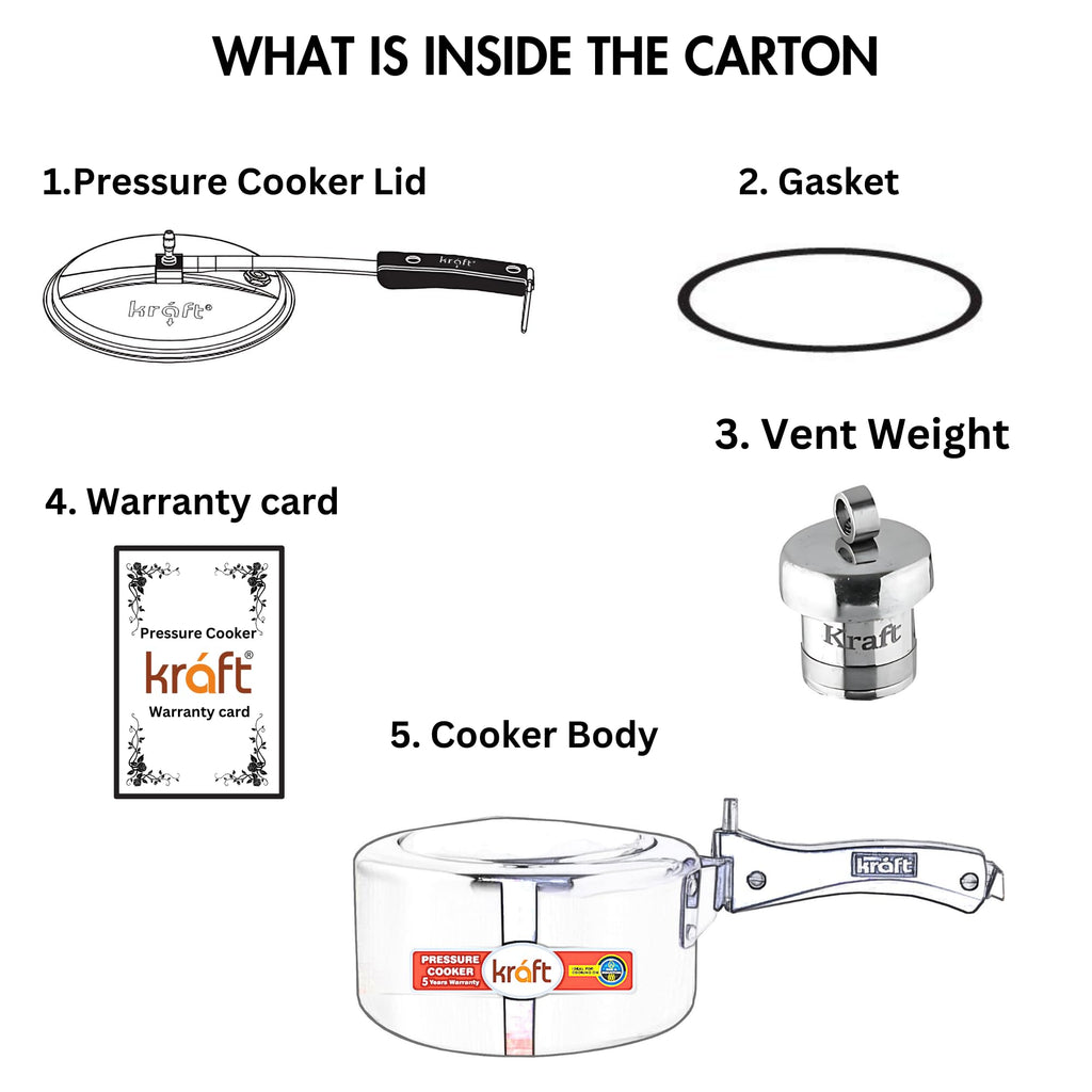 2-Liter Aluminum Pressure Cooker U1152
