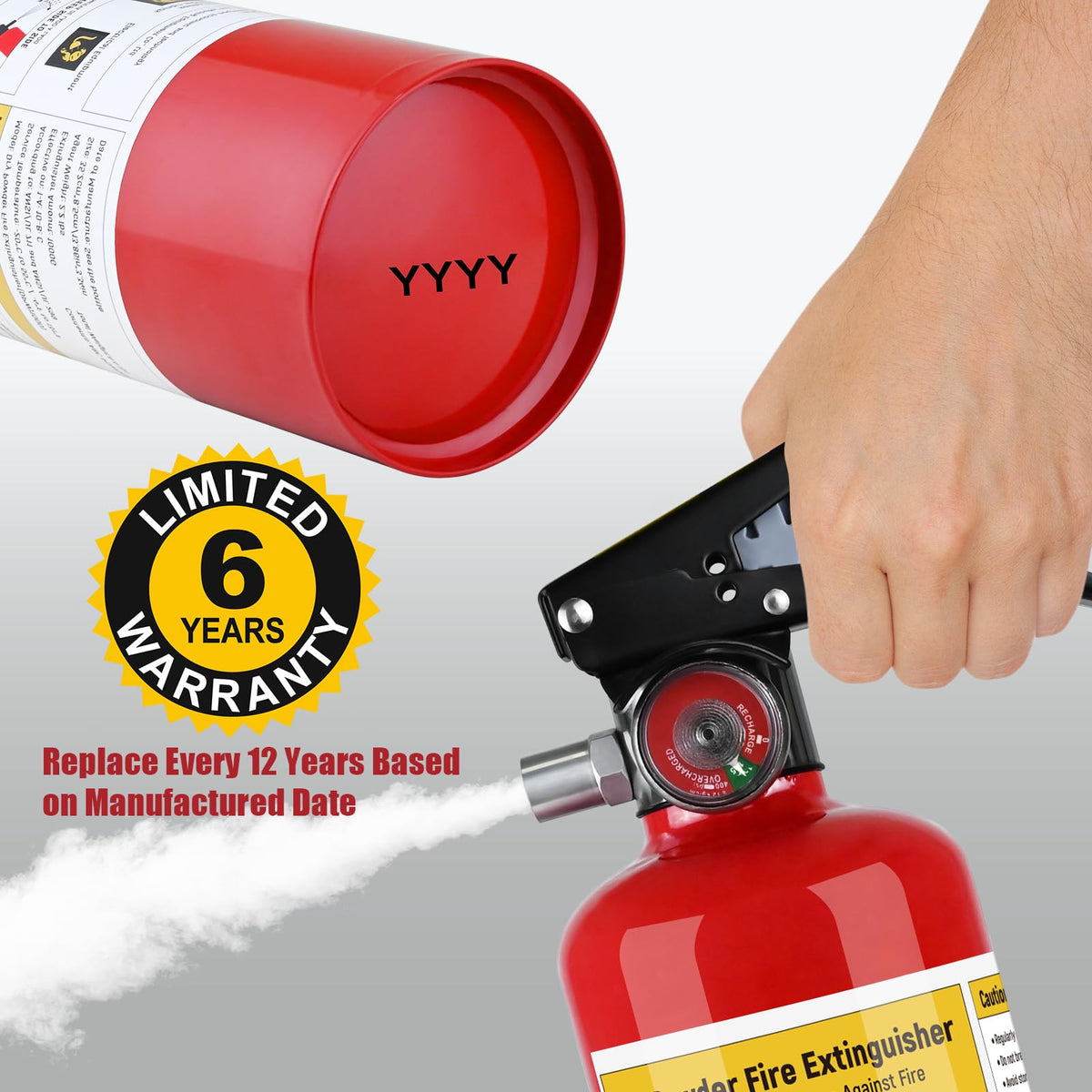 2.5 lb ABC Dry Chemical Fire Extinguishers H29541