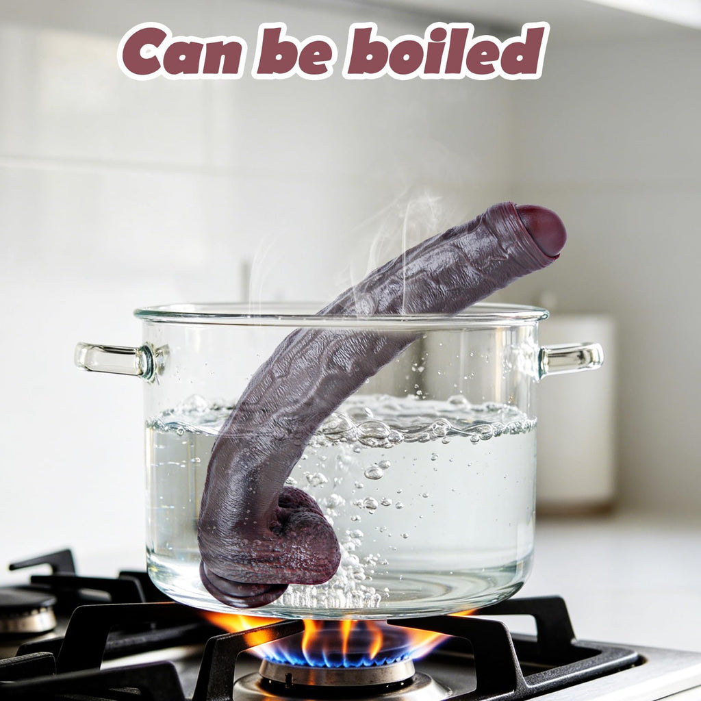 Black Realistic Dildo with Suction Cup X2835