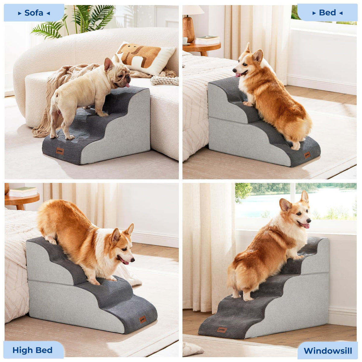 5 Step Pet Stairs Grey M397323