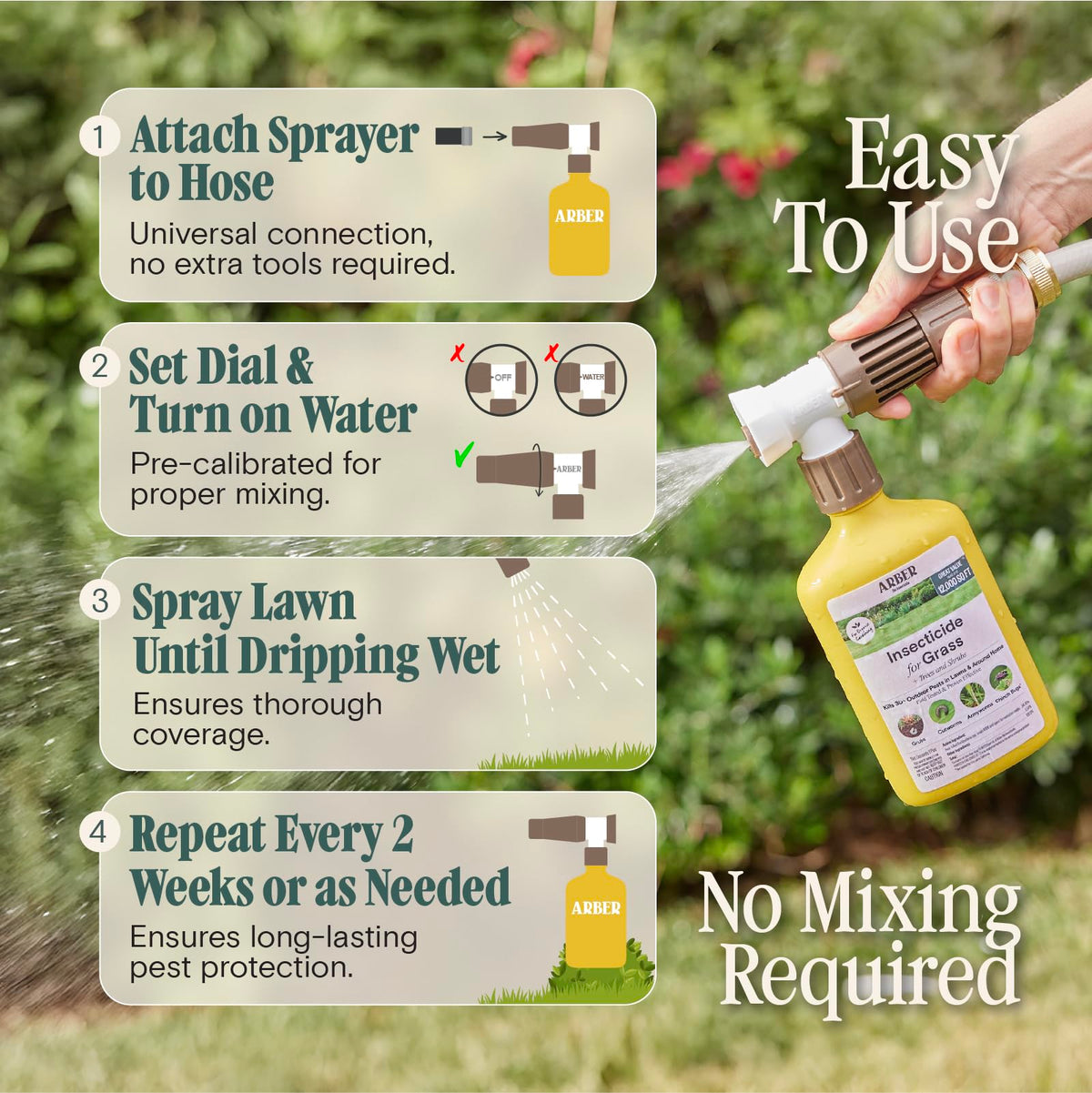 Organic Grub Killer & Lawn Insecticide 16 oz W975