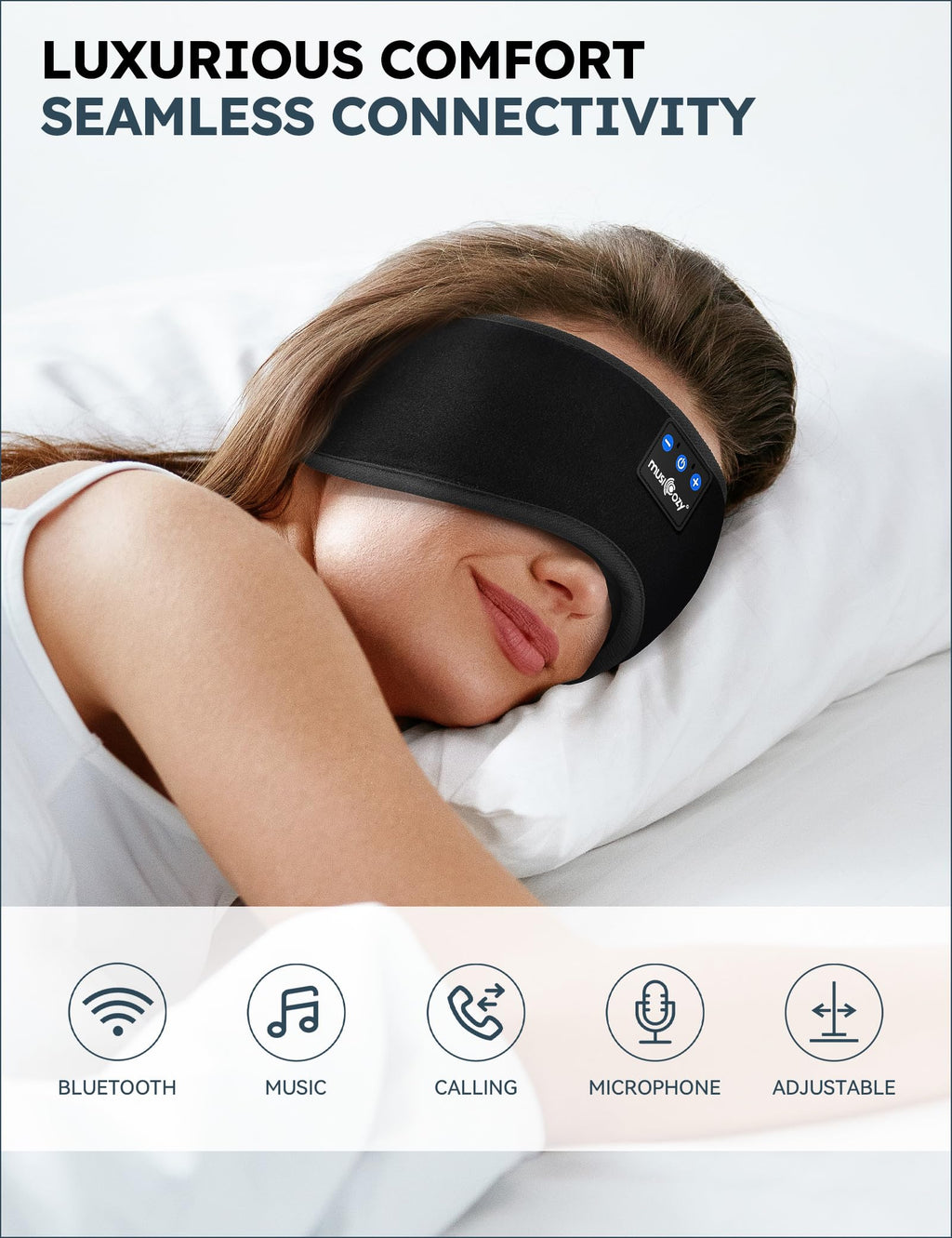 3D Bluetooth Sleep Headphones Headband O526149