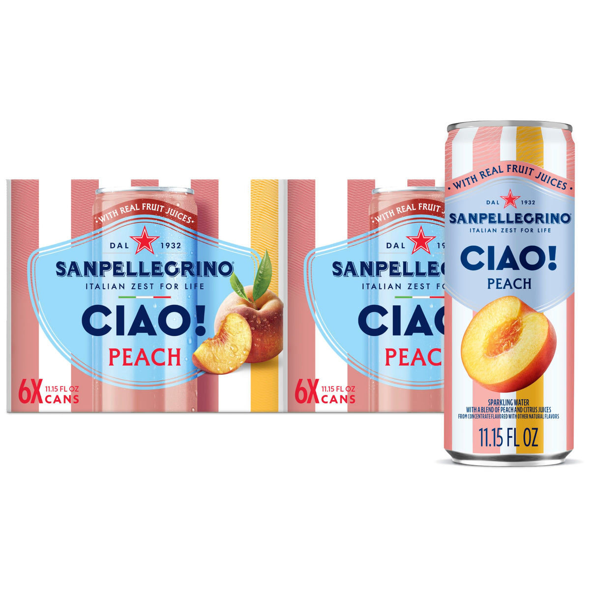 Peach Sparkling Water 24 Pack M531