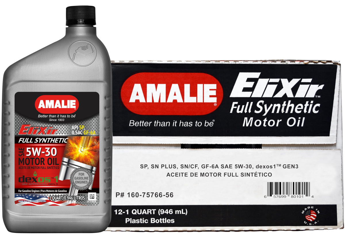 Full Synthetic 5W-30 Motor Oil 1 Quart Pack of 12 G436262