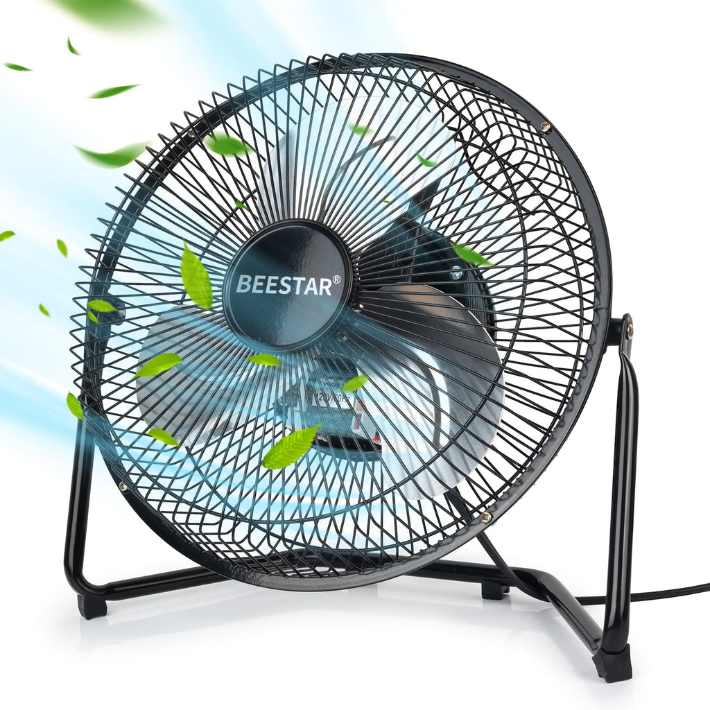 9 Inch Portable Metal Floor Fan P111