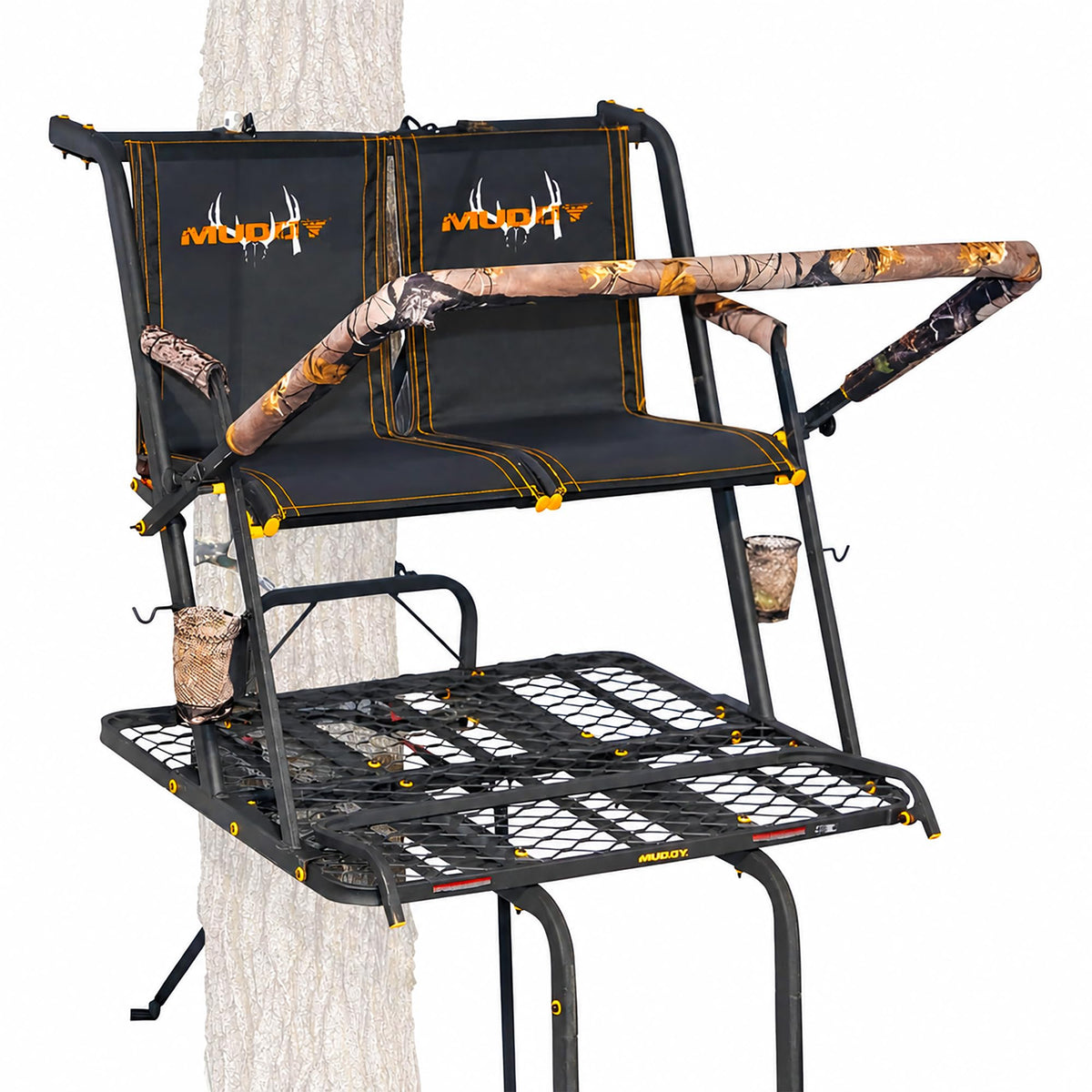 2 Person Outdoor Hunting Climbing Ladder Tree Stand M5994