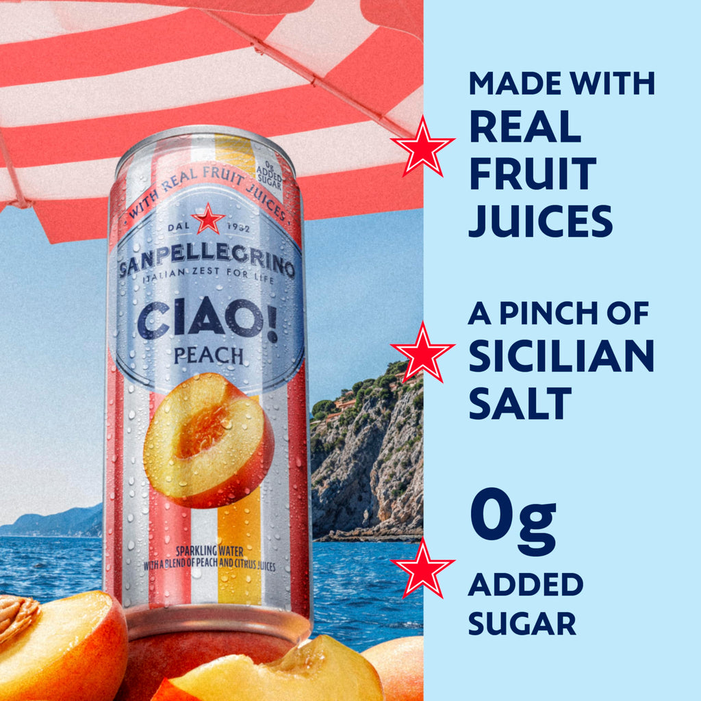 Peach Sparkling Water 24 Pack M531