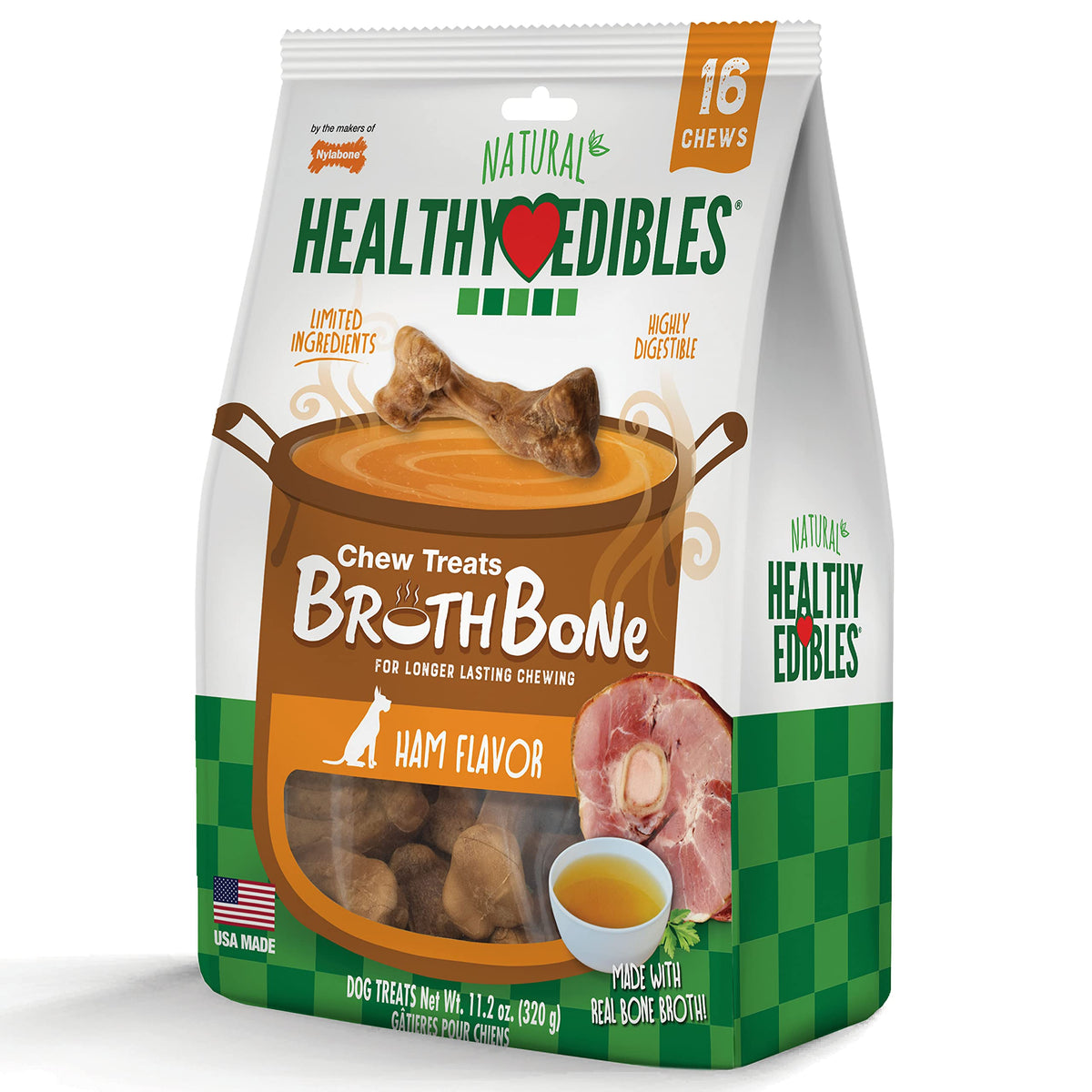 Ham Flavor Small Dog Treats 16 Count W517