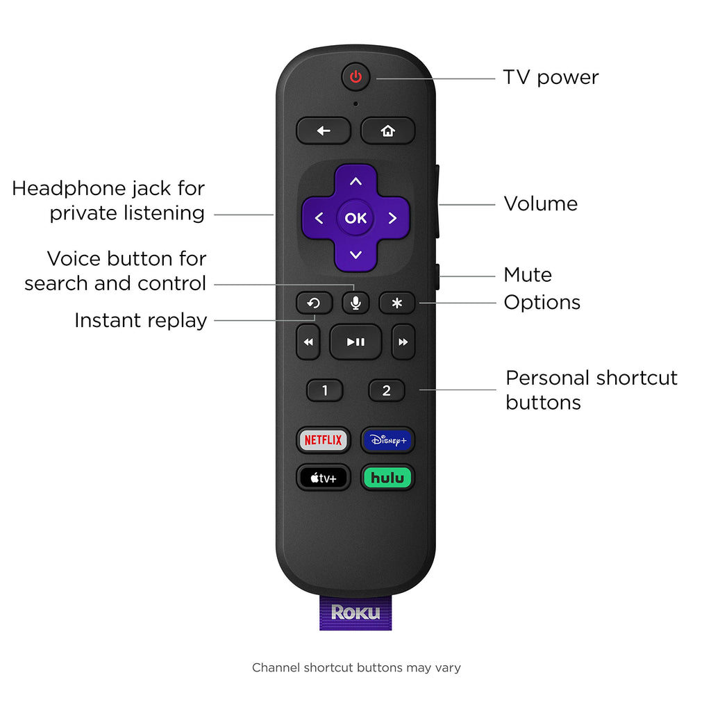 4K HDR Streaming Device with Voice Remote and HDMI Cable H534479