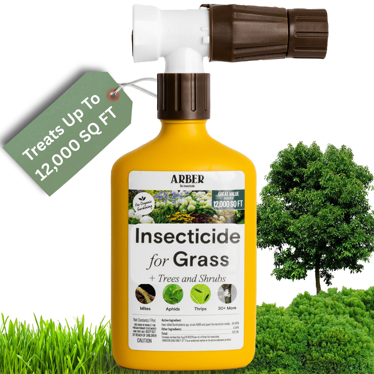 Organic Grub Killer & Lawn Insecticide 16 oz W975