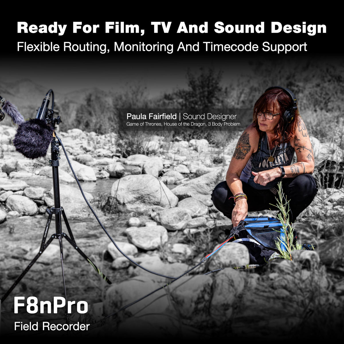 Field Recorder with 8 Inputs & 10 Tracks I6672
