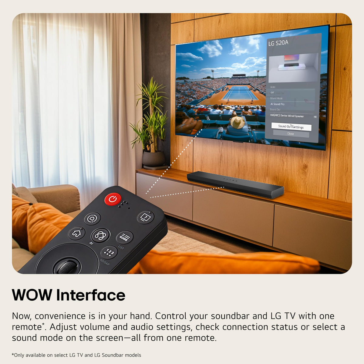 4.1 ch. Home Theater Soundbar with Rear Surround Speakers and Wireless Subwoofer A161