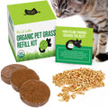 Organic Cat Grass Seed and Coco Coir Soil Disks 3 Pack C717055