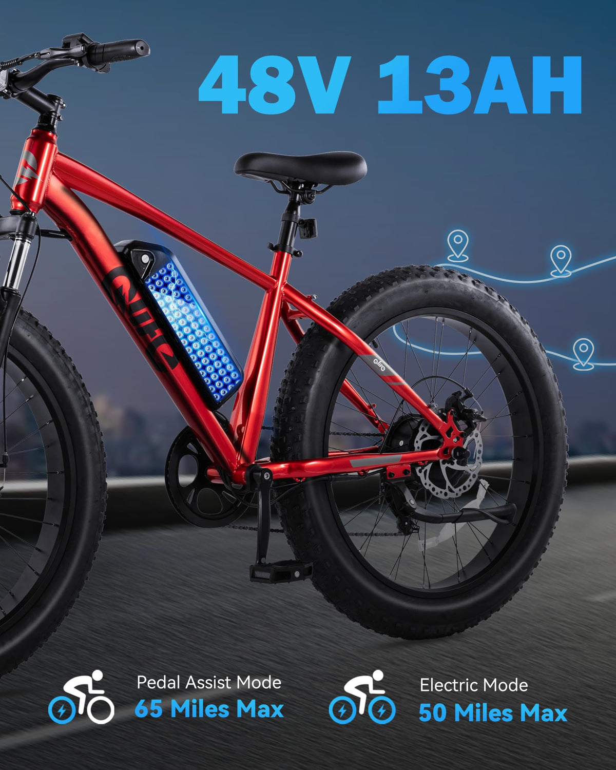 Electric Bike for Adults 1800W 48V 20AH G334