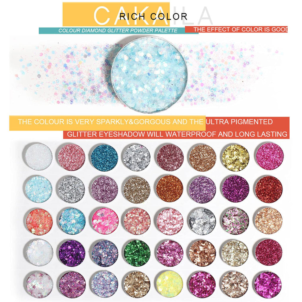 40 Colors Glitter Eyeshadow Palette O56953