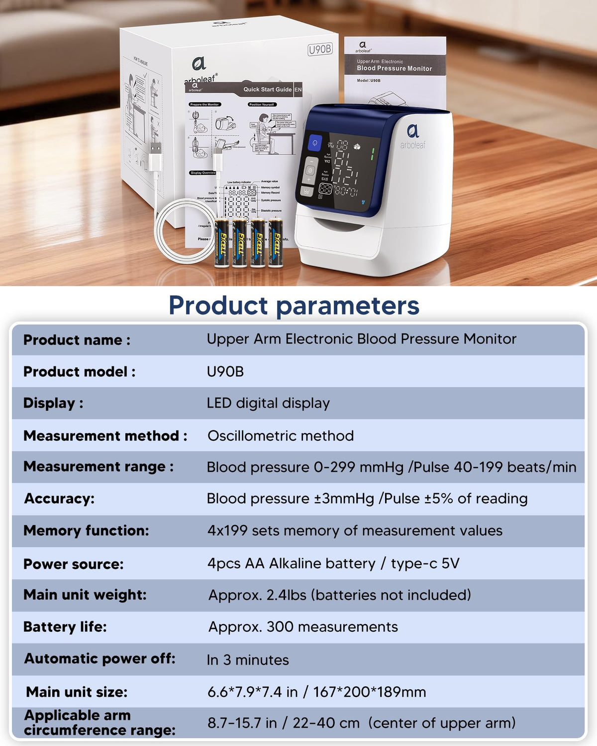 Blood Pressure Monitor Upper Arm N7622