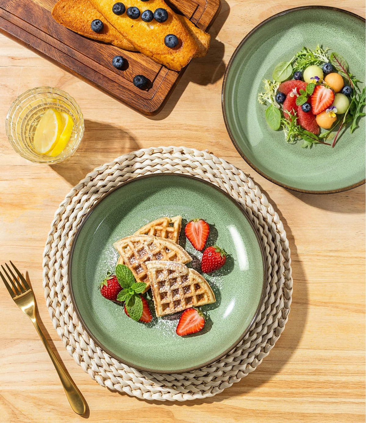 9.0" Ceramic Pasta Bowls Set of 4 O6115