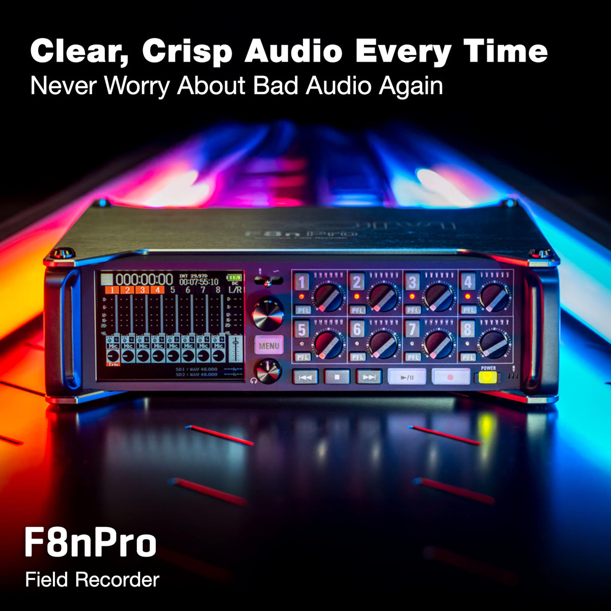 Field Recorder with 8 Inputs & 10 Tracks I6672