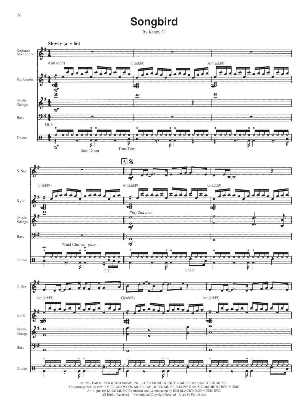 Saxophone Sheet Music Book L634