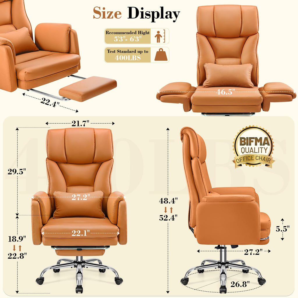 Brown Office Chair with Flip Armrests Q463109